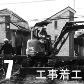 7.工事着工(工期 6~8ヶ月) 7.工事着工(工期 6~8ヶ月)