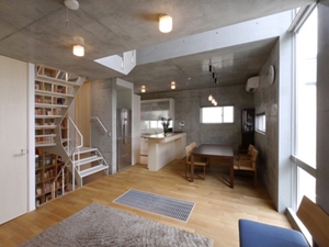 パッシブデザインの工夫1-2 RC外断熱工法・コンクリート住宅×「都市型パッシブデザイン」の工夫1-2