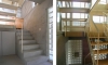 江戸川のピロティーのあるRC外断熱工法の住宅-階段